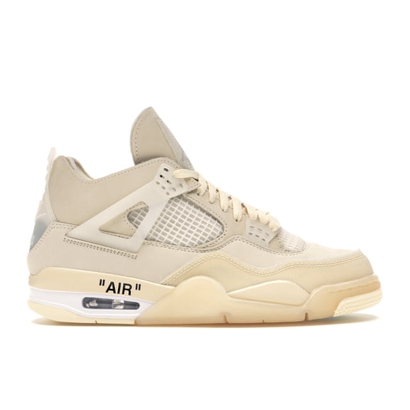 Jordan Women's 4 Retro Off-White Sail Basketball Shoes, from StockX