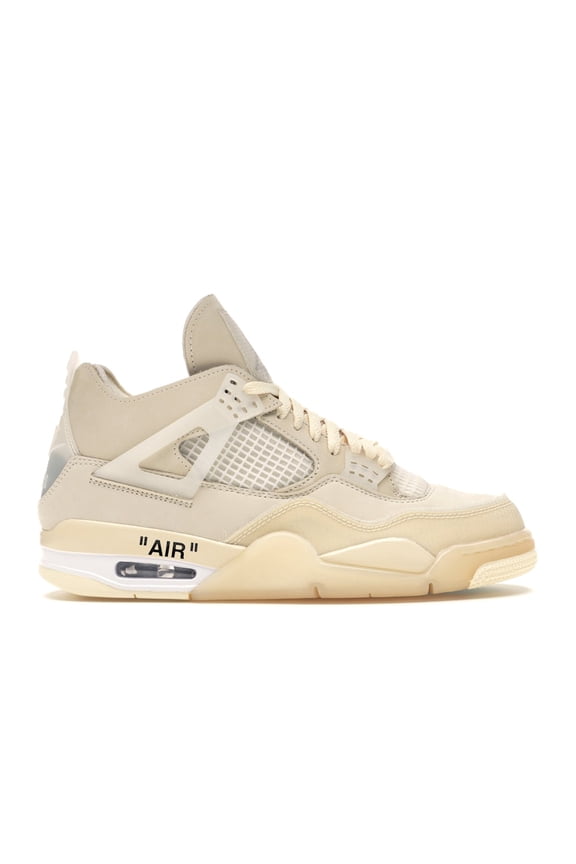 Women's 4 Retro Off-White Sail Basketball Shoes, from StockX
