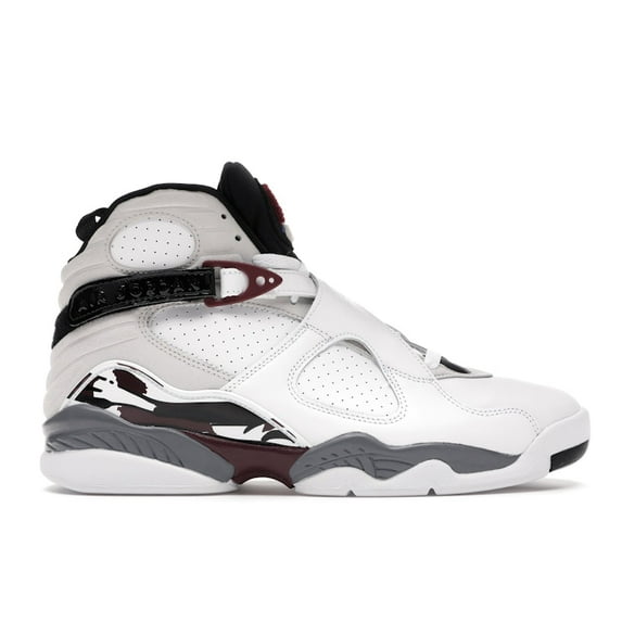 Jordan Women's 8 Retro White Burgundy Shoes, from StockX