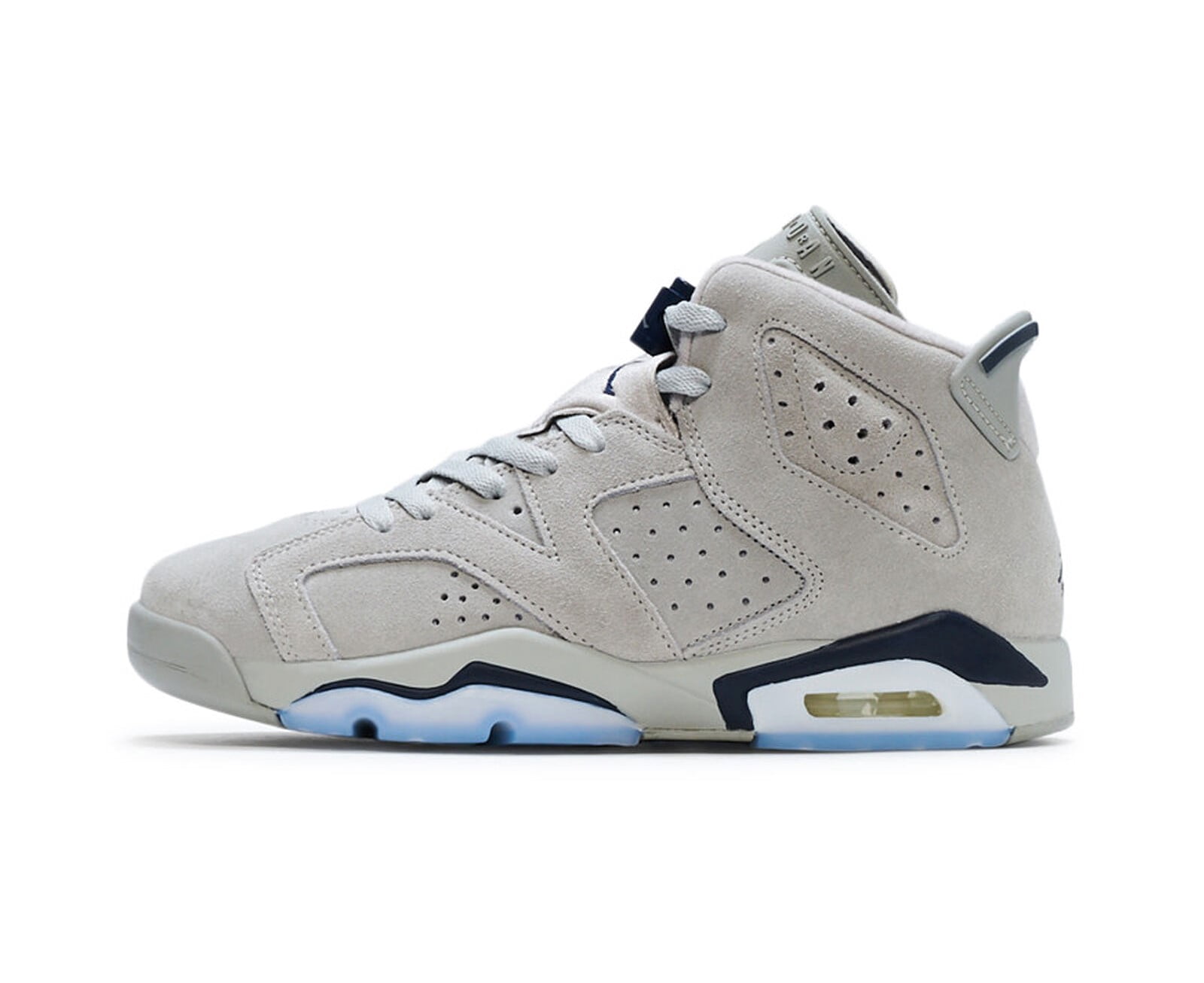 Air Jordan Youth 6 Retro 'Georgetown', Magnet/College Navy, Size
