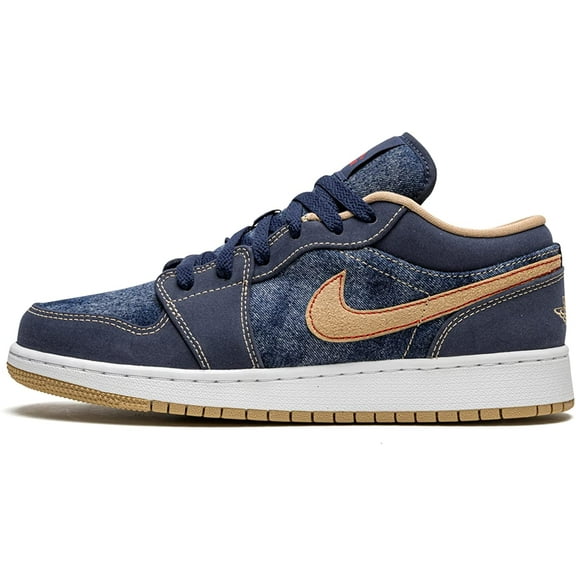 Jordan Youth Air Jordan 1 Low SE DM4692 400 Denim - Size 4.5Y