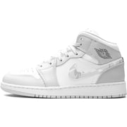 Jordan Youth Air Jordan 1 MID SE GS DD3235 100 Grey Camo Swoosh - Size 7Y