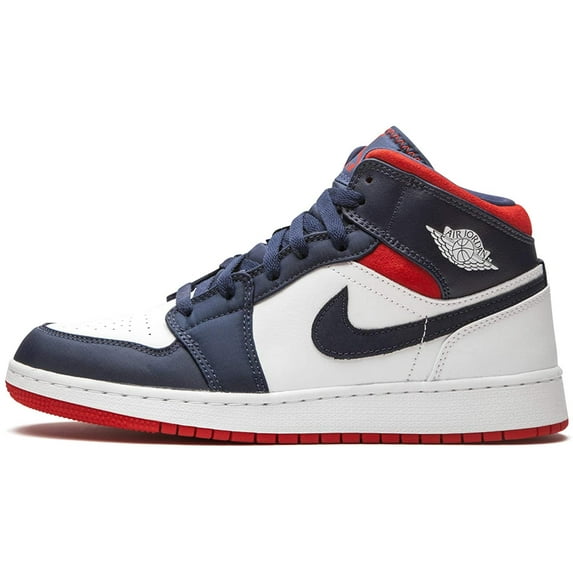 Jordan Youth Air Jordan 1 Mid SE GS BQ6931 104 USA - Size 4Y