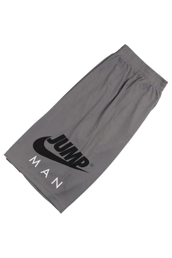 Youth Jumpman Logo Mesh Shorts X-Large Gunsmoke Gray Standard Fit