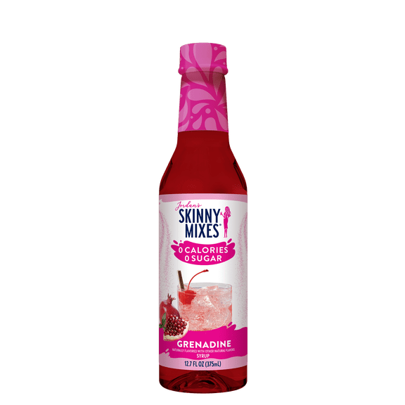 Jordan's Skinny Mixes Sugar Free Grenadine Syrup, 375 mL