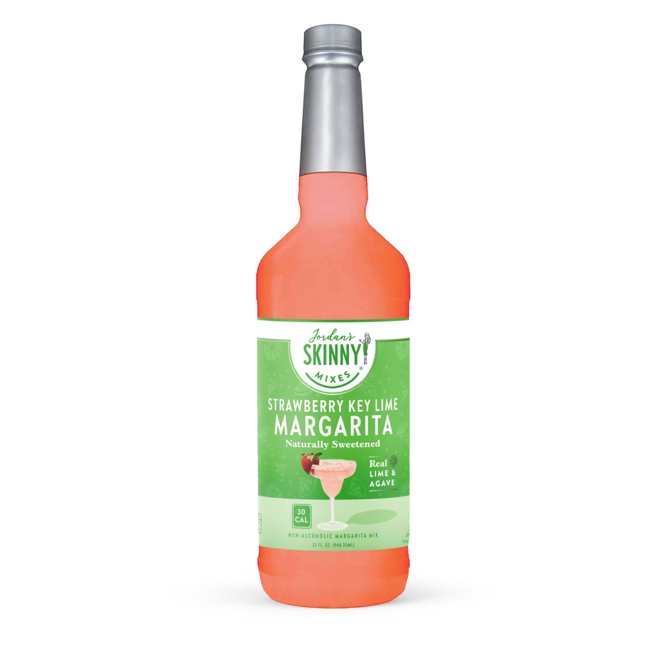 Jordan's Skinny Mixes Naturally Sweetened Strawberry Key Lime Margarita Mix