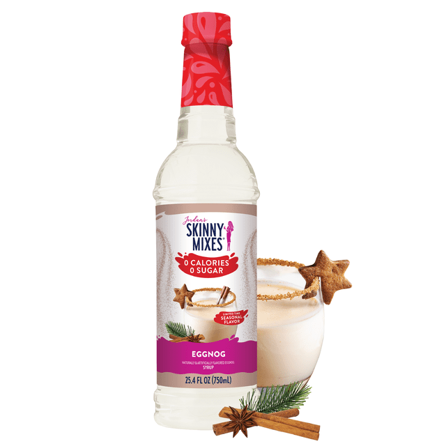 Sugar Technology Jordan's Skinny Mixes Sugar Free Eggnog Syrup, 25.4 Fl Oz - Walmart ...