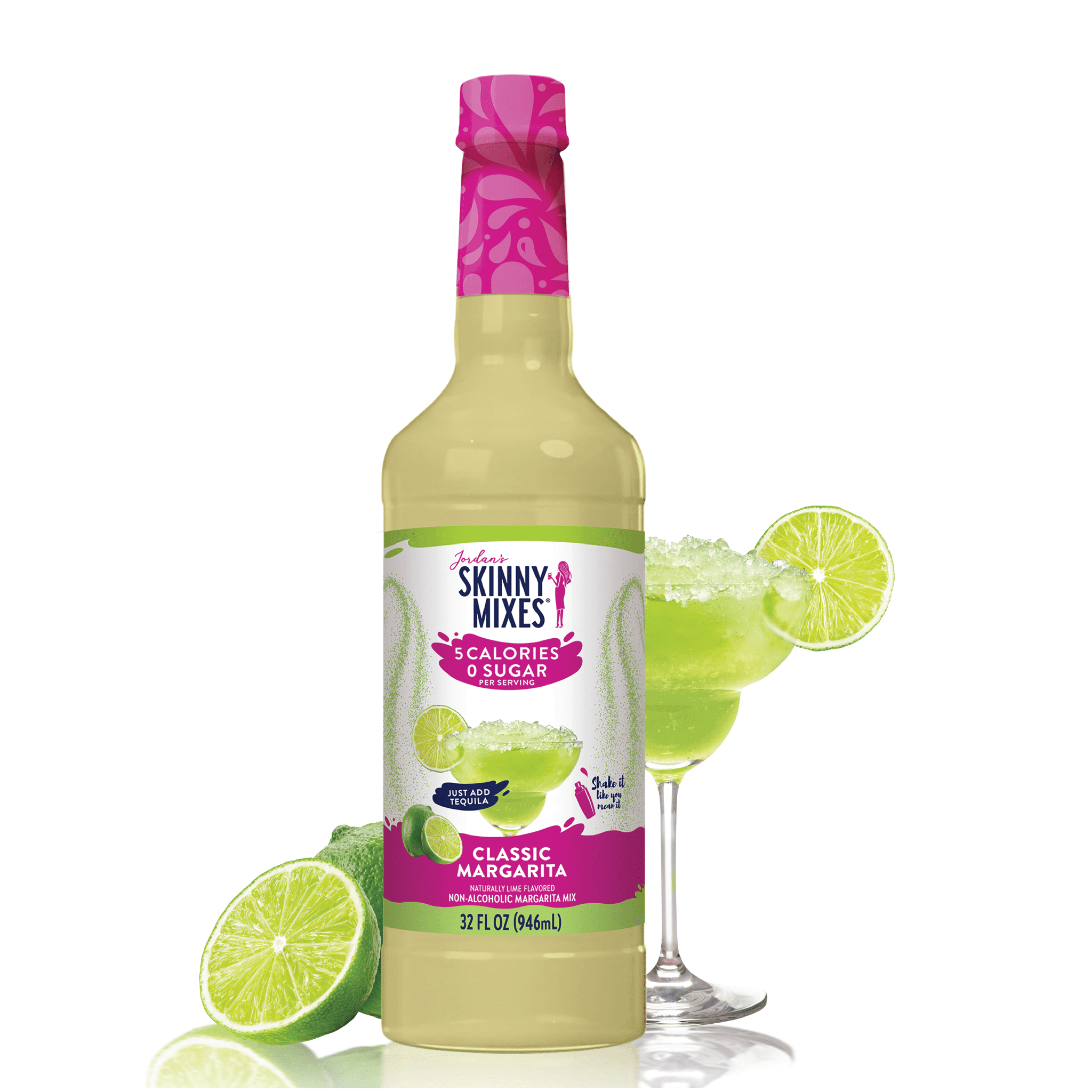 Jordan's Skinny Mixes Sugar Free Margarita Mix, 32 Fl Oz
