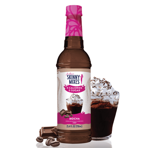 Jordan's Skinny Mixes Sugar Free Mocha Syrup, 25.4 Fl Oz