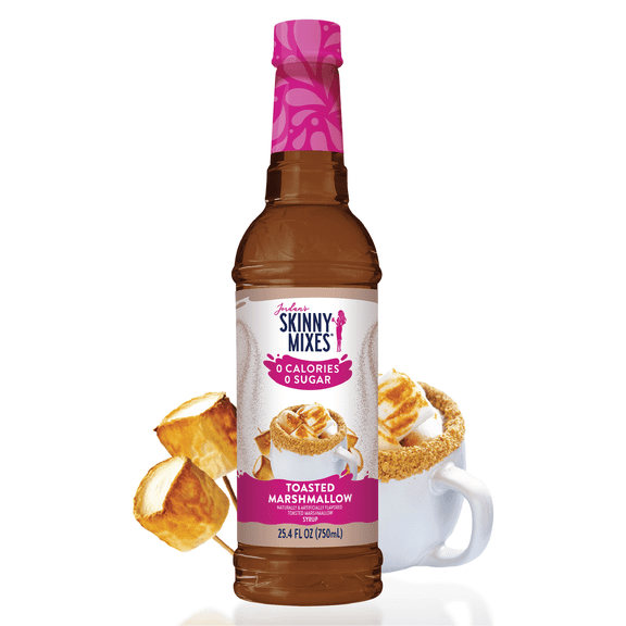 Jordan's Skinny Mixes Sugar Free Toasted Marshmallow Syrup, 25.4 Fl Oz