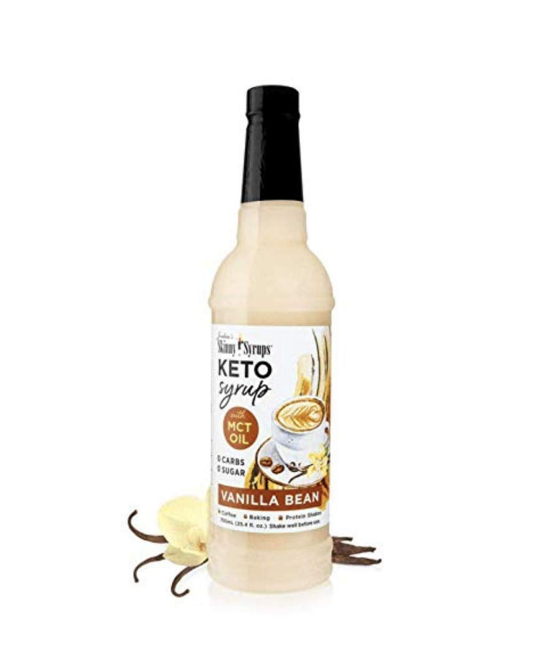 Jordan's Skinny Mixes Syrups Sugar Free Vanilla Bean Keto Syrup with