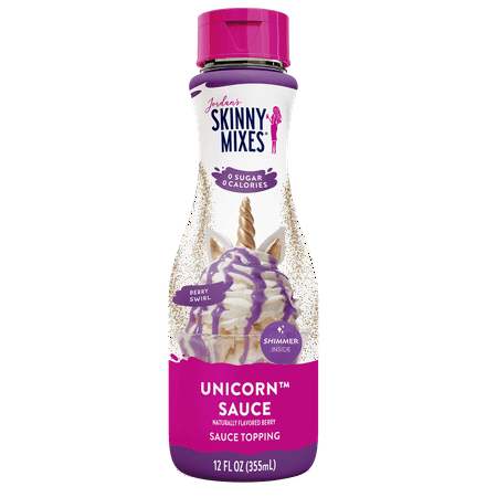 Jordan's Skinny Mixes, Unicorn Sauce Topping, Purple (12 fl oz)