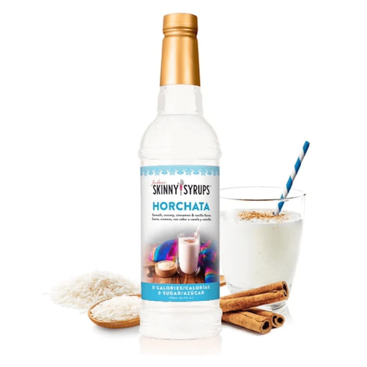 Jordan's Skinny Syrups | 0 Calories | 0 Sugar | Horchata Syrups 750mL