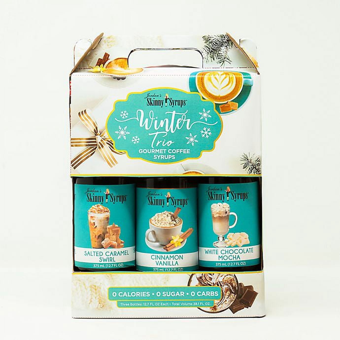 Jordan's Skinny Syrups 3Pack 375 mL Winter Trio Assorted Syrups