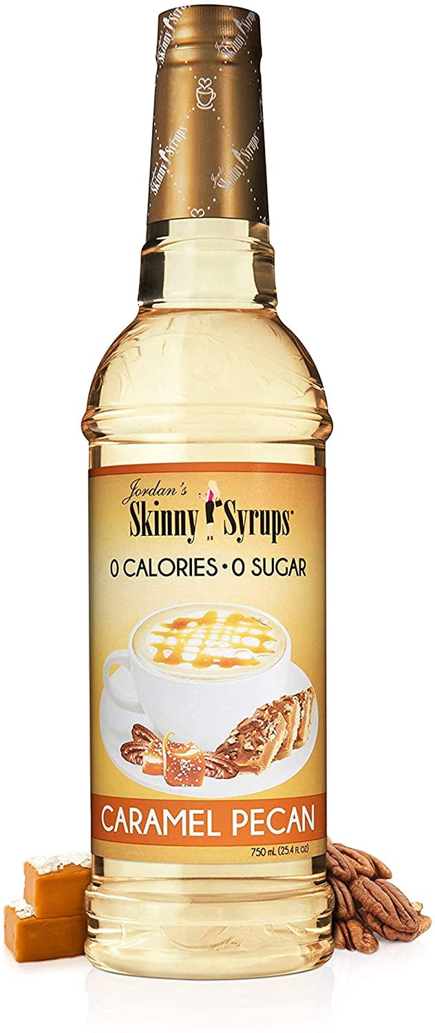 Jordan's Skinny Syrups Caramel Pecan, Sugar Free Coffee Flavoring Syrup