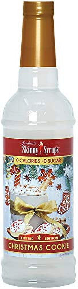 Jordan's Skinny Syrups Christmas Cookie, Sugar Free Coffee Flavoring Syrup, 25.4 Ounce Bottle