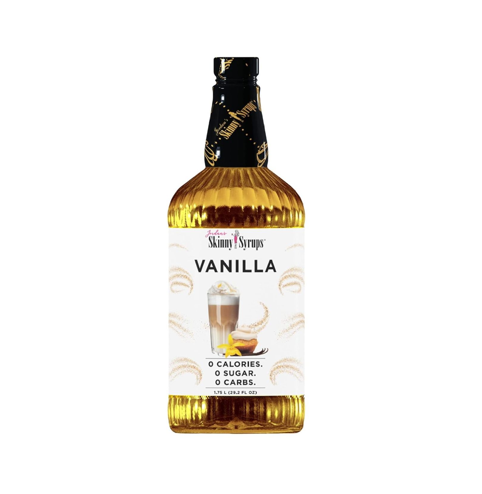 Jordan's Skinny Syrups Sugar Coffee Syrup, Vanilla Flavor Drink Mix