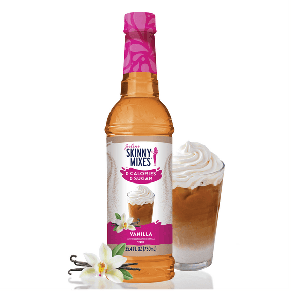 Jordan's Skinny Mixes Sugar Free Vanilla Syrup, 25.4 Fl Oz