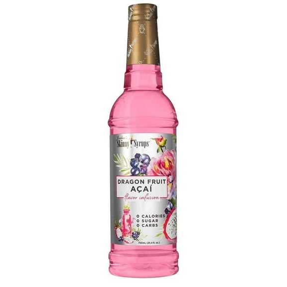 Jordan's Skinny Syrups Sugar Free Flavor Infusion Syrup (750ml) Flavor: Dragon Fruit Acai