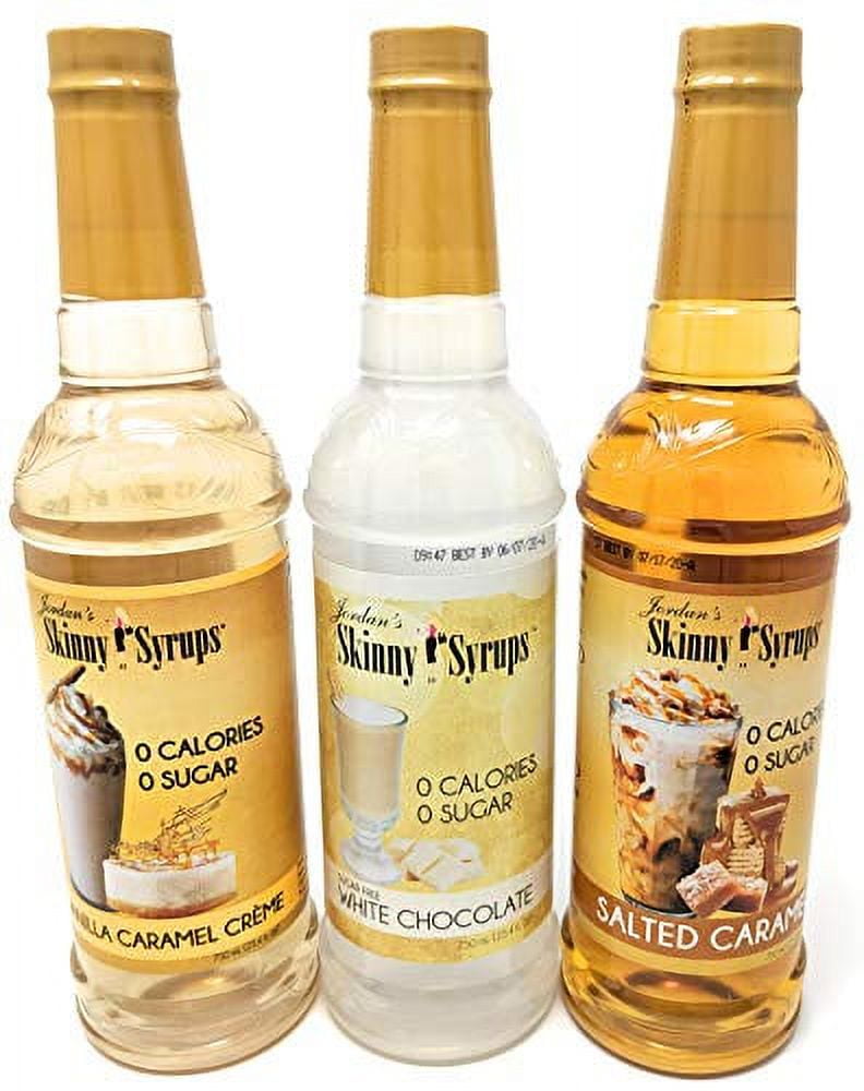 Jordans Skinny Syrups Sugar Free Trio White Chocolate, Vanilla
