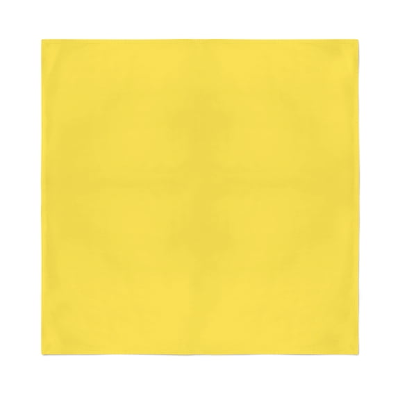Jordefano Set of 3 Solid Bandanas for Men and Women Head Wrap (Yellow)