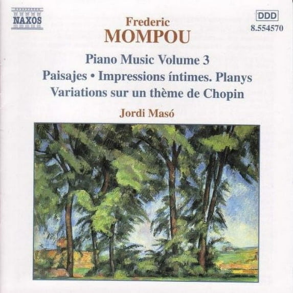 Jordi Mas - Piano Music 3: Trois Variations / Paisajes - Music & Performance - CD