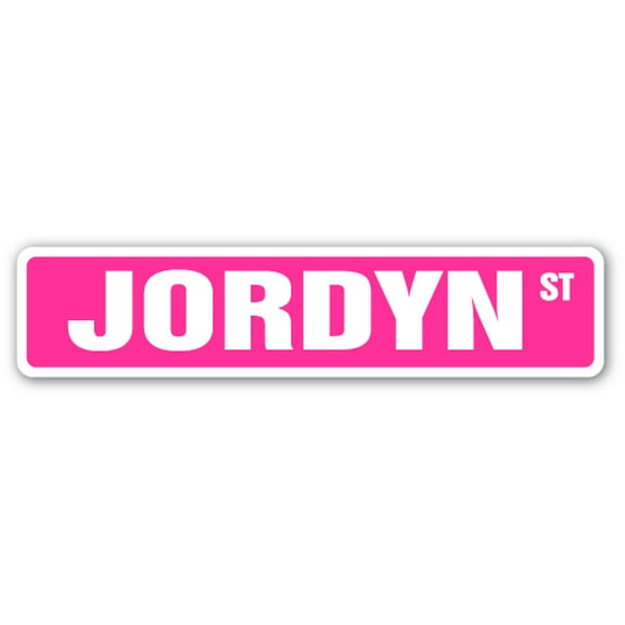Jordyn Street [3 Pack] of Vinyl Decal Stickers |for Laptop Car