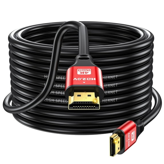 Jorenca 4K 50 ft Long HDMI Cable, HDMI Cord Ultra High Speed Outdoor/Indoor Use Extension Cord