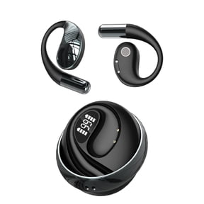 AI Language Translator Earbuds, OWS 3 in 1 Translation Earbuds Real Time, 150 Languages & Accents with 10 Offline Packs, Two Way Translation Device for Travel Business Meetings Learning, Black