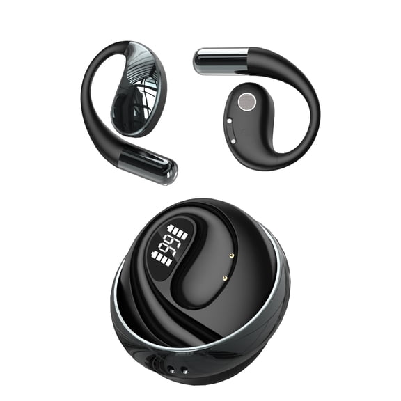 AI Language Translator Earbuds, OWS 3 in 1 Translation Earbuds Real Time, 150 Languages & Accents with 10 Offline Packs, Two Way Translation Device for Travel Business Meetings Learning, Black