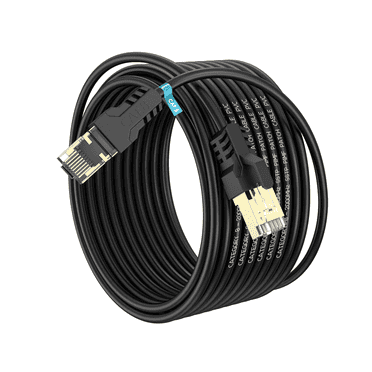 Jorenca Ethernet Patch Cable 50 ft Cat 8 Faster Ethernet Network Internet Cord RJ45 LAN Cable High Speed