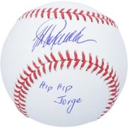 Jorge Posada New York Yankees Autographed Baseball with "Hip Hip Jorge" Inscription - Fanatics Authentic Certified