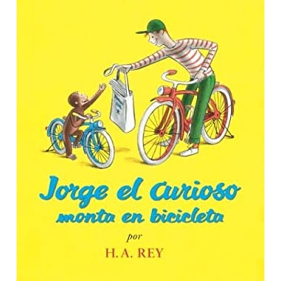 Pre-Owned Jorge el Curioso Monta en Bicicleta = Curious George Rides a Bike (Library Binding) 0618216154 9780618216154