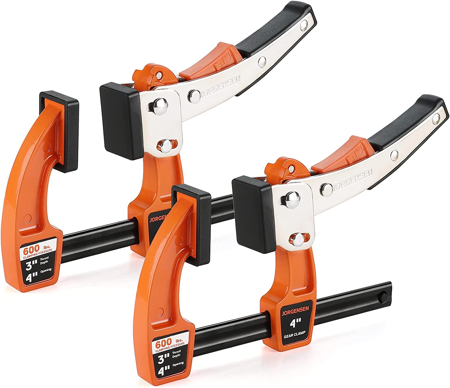 4inch Bar Clamp Set, Bar Clamp for Woodworking, Quick