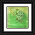 thumbnail image 1 of Jorgensen, Jennifer 15x15 Black Ornate Wood Framed with Double Matting Museum Art Print Titled - White Flowers VII, 1 of 4