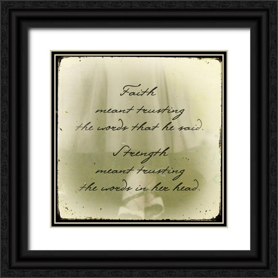 Jorgensen, Jennifer 20x20 Black Ornate Wood Framed with Double Matting Museum Art Print Titled - She IV