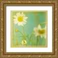 thumbnail image 1 of Jorgensen, Jennifer 20x20 Gold Ornate Wood Framed with Double Matting Museum Art Print Titled - White Flowers IV, 1 of 4