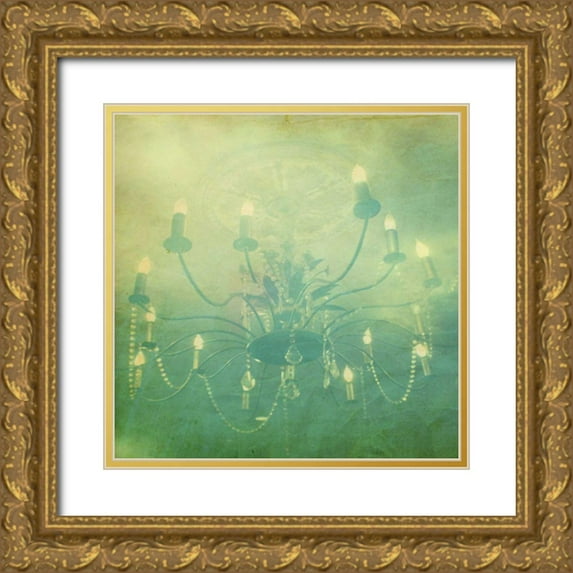 Jorgensen, Jennifer 26x26 Gold Ornate Wood Framed with Double Matting Museum Art Print Titled - Fancy I