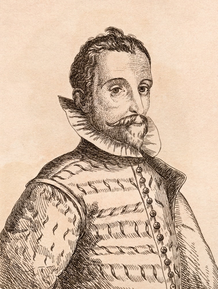 Joris Hoefnagel 1545 - 1600 Flemish Painter From 75 Portraits Of Celebrated Painters From Authentic Originals Etched By James Girtin Published London 1817 Canvas Art - Ken Welsh Design Pics (26 x 3