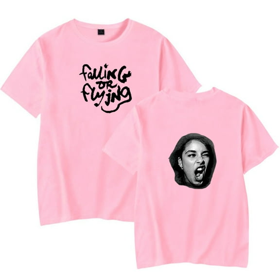 Jorja Smith FALLING OR FLYING T-shirt Merch pop graphics print Crewneck Unisex Trend Casual Short Sleeve Top