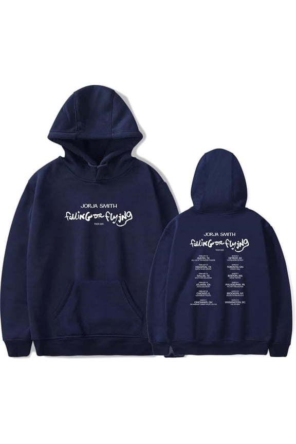 Jorja Smith Falling Or Flying Tour 2025 Merch Hoodies Casual Hooded Sweatshirt Unisex Pullover Clothing