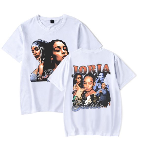 Jorja Smith T-shirt Merch pop graphics print Crewneck Unisex Trend Casual Short Sleeve Top