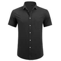 Men's Shirt Short Sleeve Floral Button Down Tropical Summer Beach Shirt ...