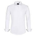 thumbnail image 1 of Jorlat Men's Dress Shirt Long Sleeve Wrinkle-Free Stretch Solid Casual Button Down Shirts, 1 of 7