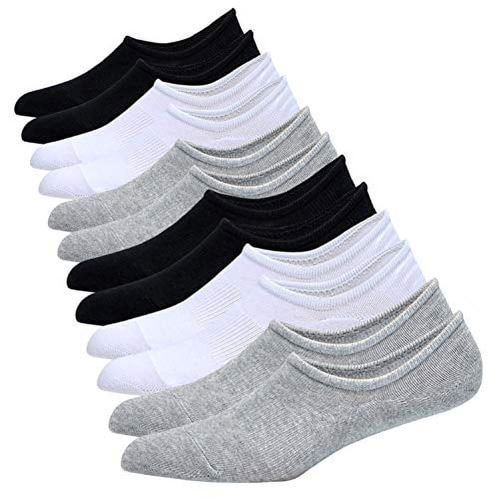  SEESILY No Show Socks for Men-Low Cut with Non Slip