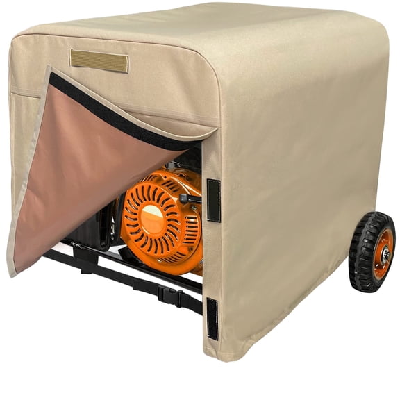 Jorohiker Generator Cover Waterproof 24 x 17 x 18 inch, Heavy Duty Thicken 600D Polyester Universal Generator Cover for Portable Generators Predator 3500/ igen 4500 /Wen 56310ic/EU3000iS, Khaki