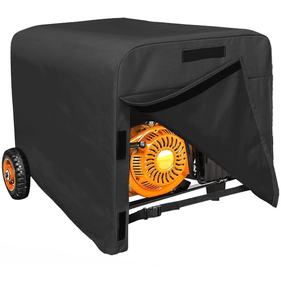Jorohiker Generator Cover Waterproof 38 x 28 x 30 inch, Heavy Duty Thicken 600D Polyester Universal Cover for Portable Generators 5500-15000 Watt, Black