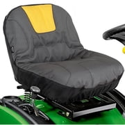 Jorohiker Riding Lawn Mower Seat Cover, Heavy Duty 600D Oxford Waterproof Tractor Seat Cover with Padding & Back Pockets Fits Husqvarna Cub Cadet Seat without Armrests