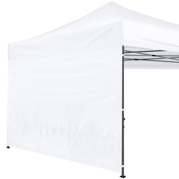 Jorohiker 10x10 Canopy Tent Sidewalls Pop Up Canopy Outdoor Shade Canopy, Outdoor Canopies Instant Canopy Sunwall, 1 Pack Straight Leg Canopy SideWall Only, White