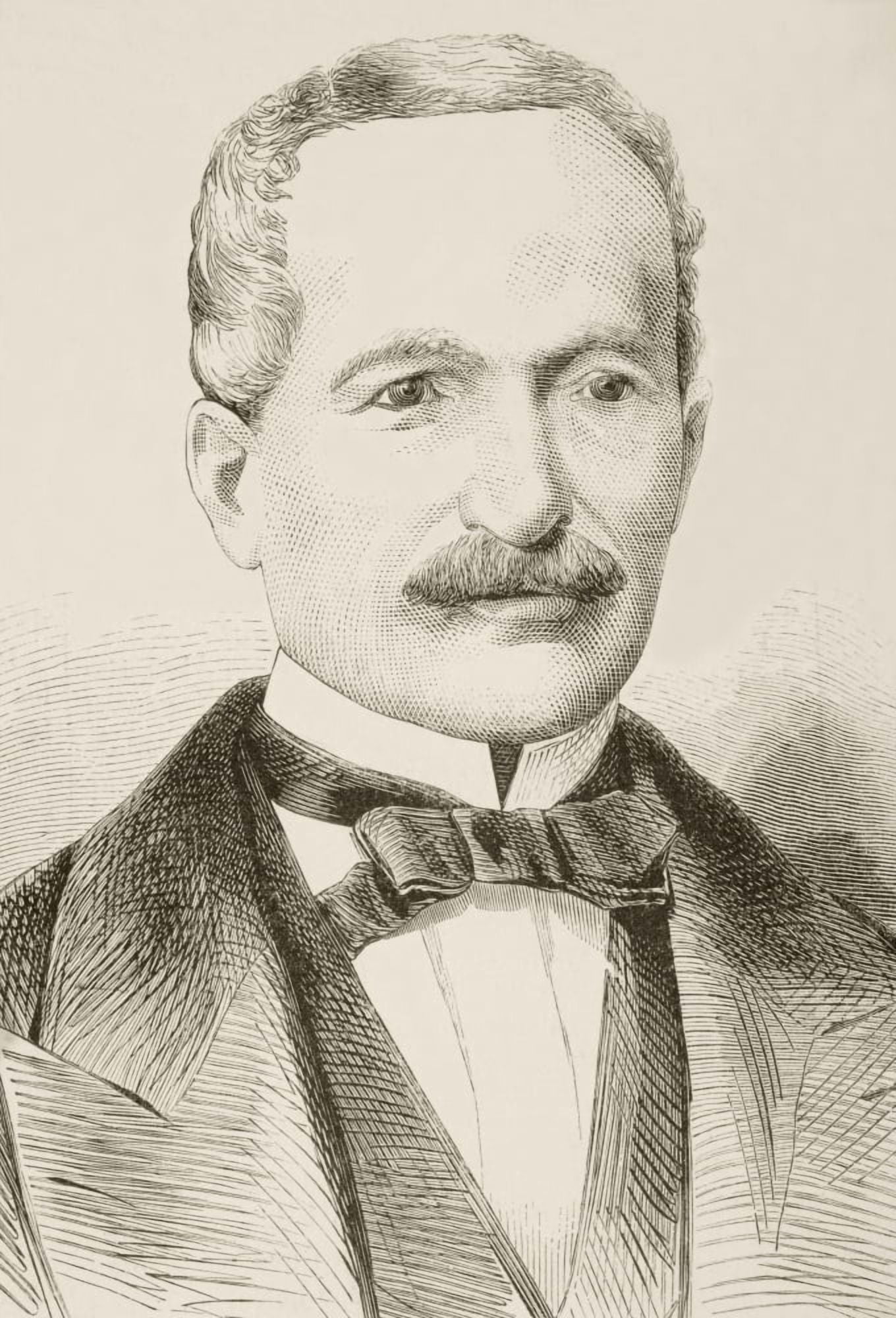 Jos Balta Y Montero 1814 To 1872 President Of Peru From 1868 To 1872 From A 19Th Century Illustration Canvas Art - Ken Welsh Design Pics (12 x 17)